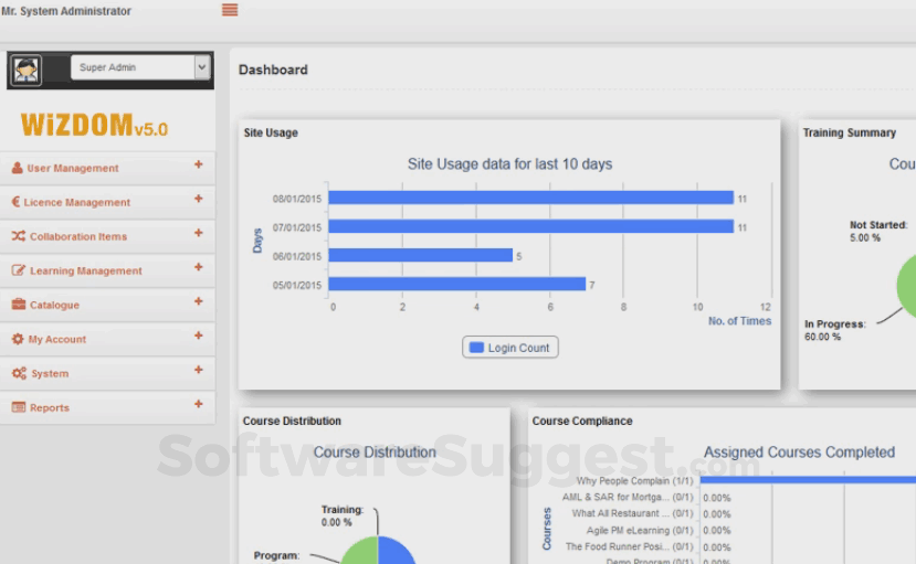 WiZDOM LMS Small Screenshot 1